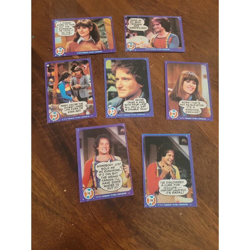 Mork & Mindy Collectors Trading Cards